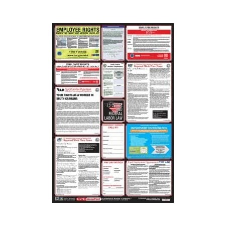 Accuform OSHA SAFETY POSTER COMBO STATE, PPG300SC PPG300SC